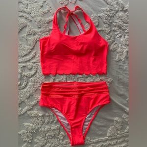 Ruffled Full Coverage Bikini